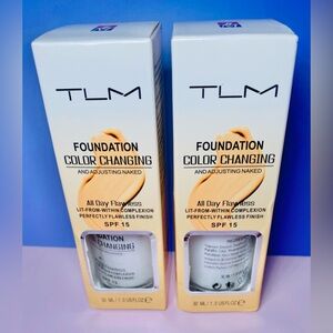 2 Boxes TLM Color‎ Changing Foundation Flawless Color Change SPF15